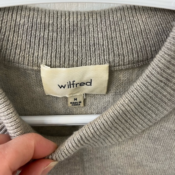 Wilfred wool and cashmere long sleeveless tunic sweater size M from Aritzia - Picture 3 of 5